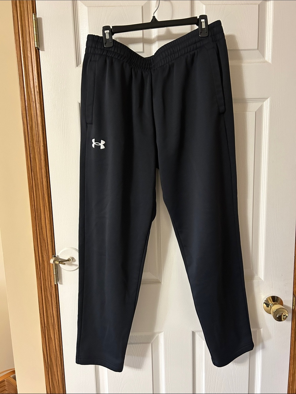 Under Armour Men’s Black Athletic Sweat Pants with UA Logo